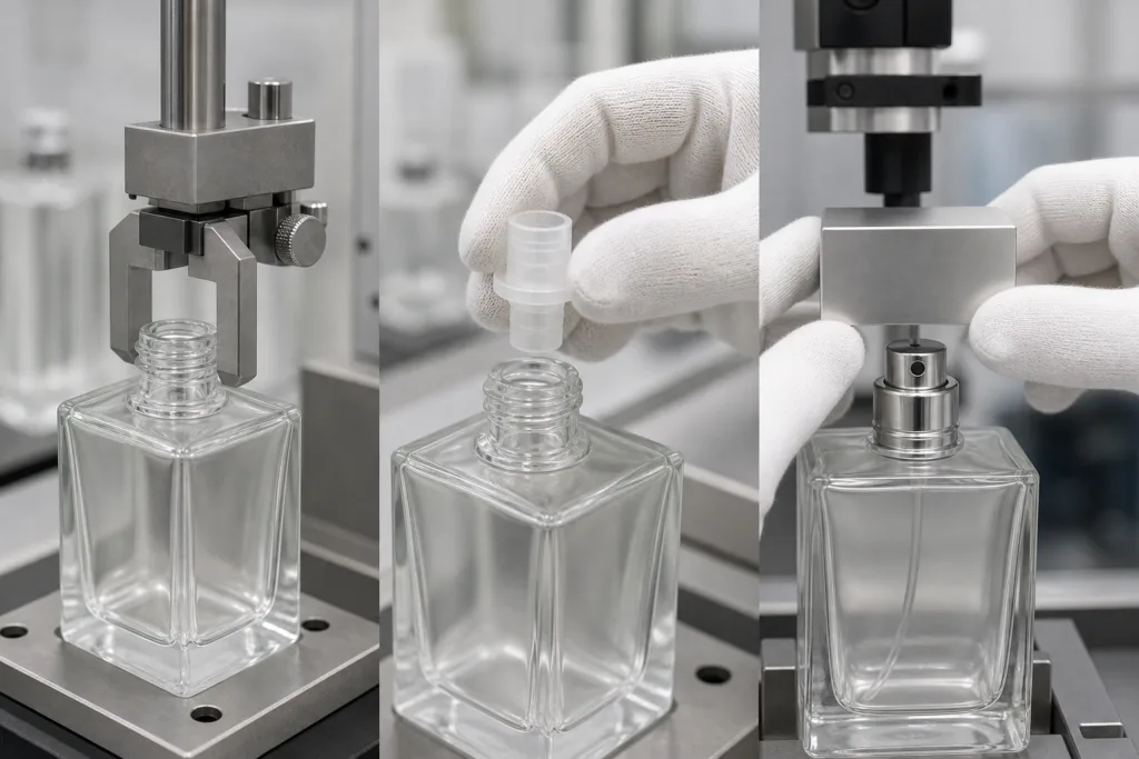 bottle fit engineering for perfume cap development