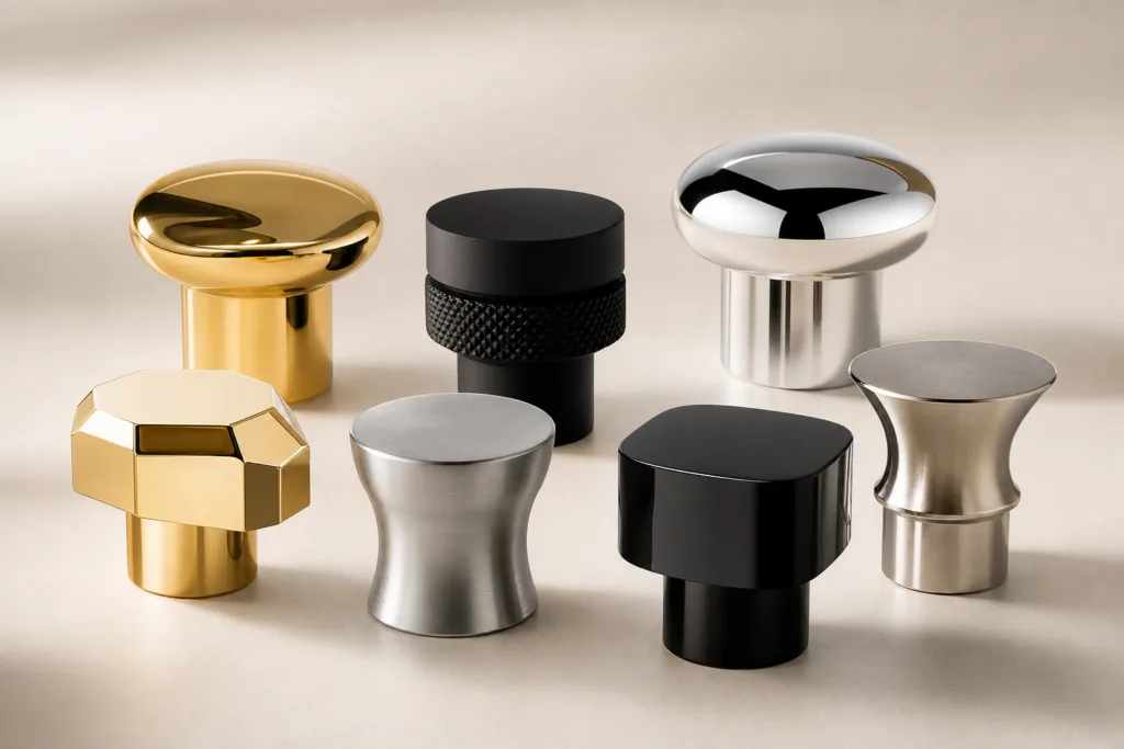 Surface finish options for custom perfume caps