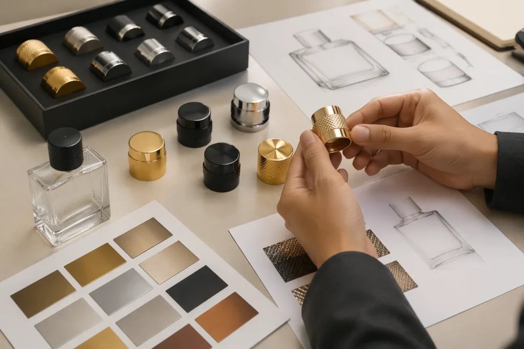 perfume cap sample approval process