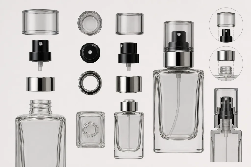 bottle fit engineering for custom perfume caps