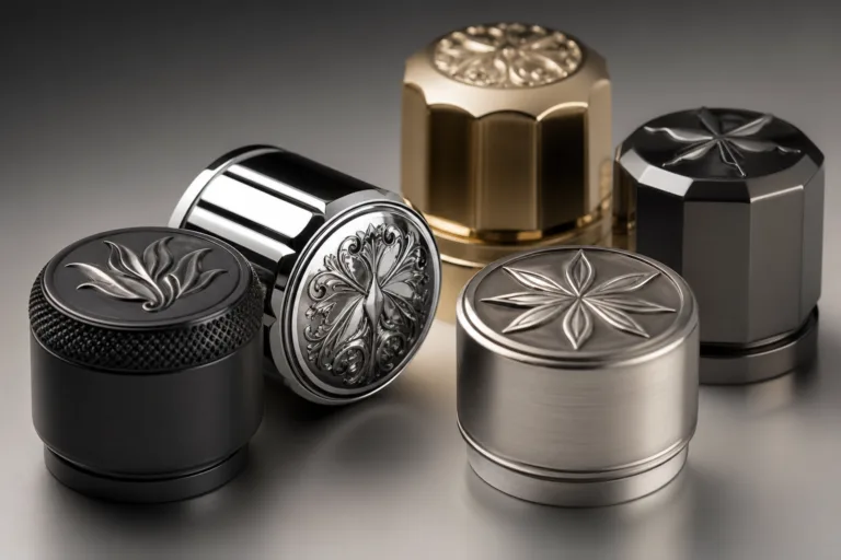 zinc alloy perfume caps for niche fragrance packaging