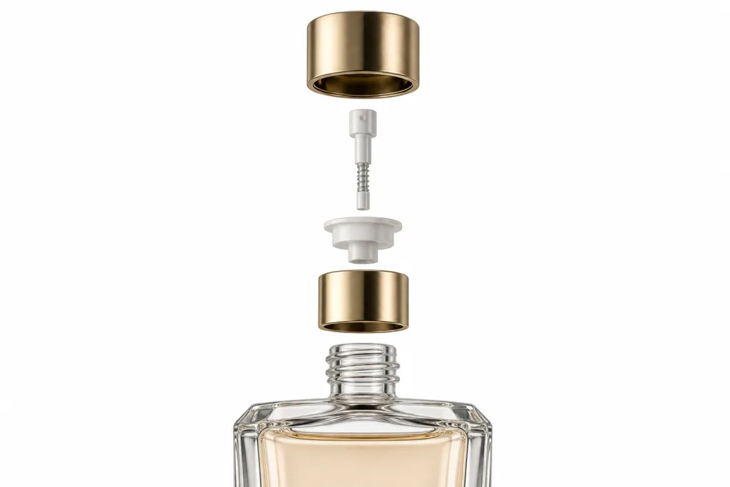 perfume cap bottle fit engineering for agency packaging projects