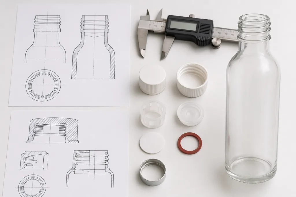 perfume cap bottle fit and specification checklist