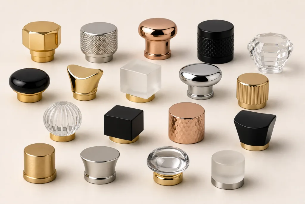 Perfume cap catalog with custom cap style options