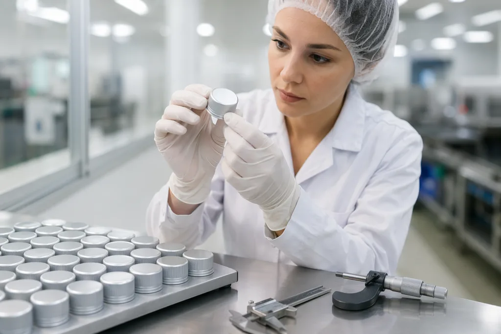 Quality control for custom perfume caps