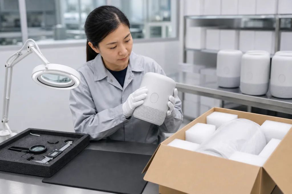 quality control for OEM perfume cap production