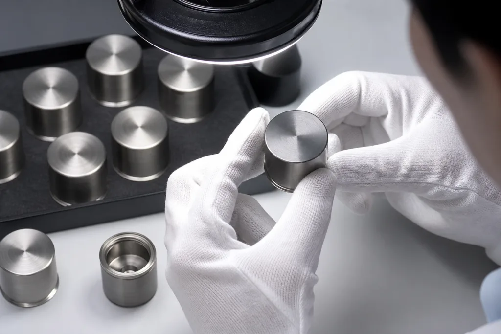 quality inspection for brushed perfume caps