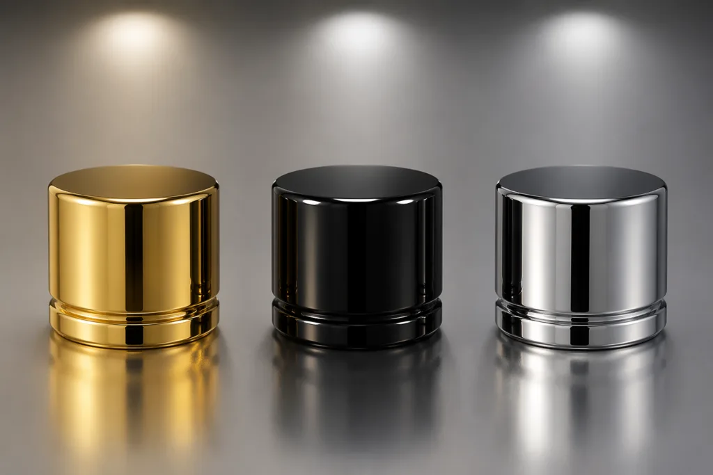 surface finish inspection for custom perfume caps